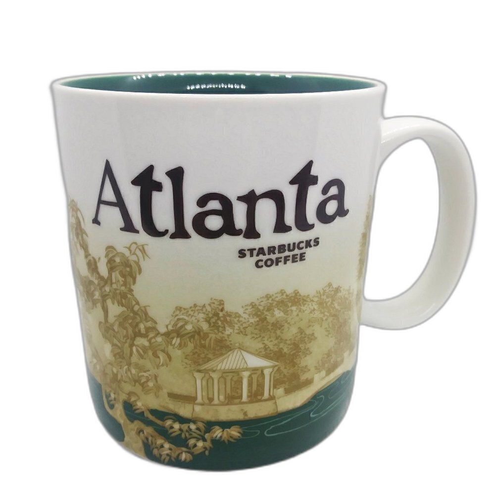 STARBUCKS 2009 ATLANTA GA Global Icon Collector Series City Coffee Mug Cup‎